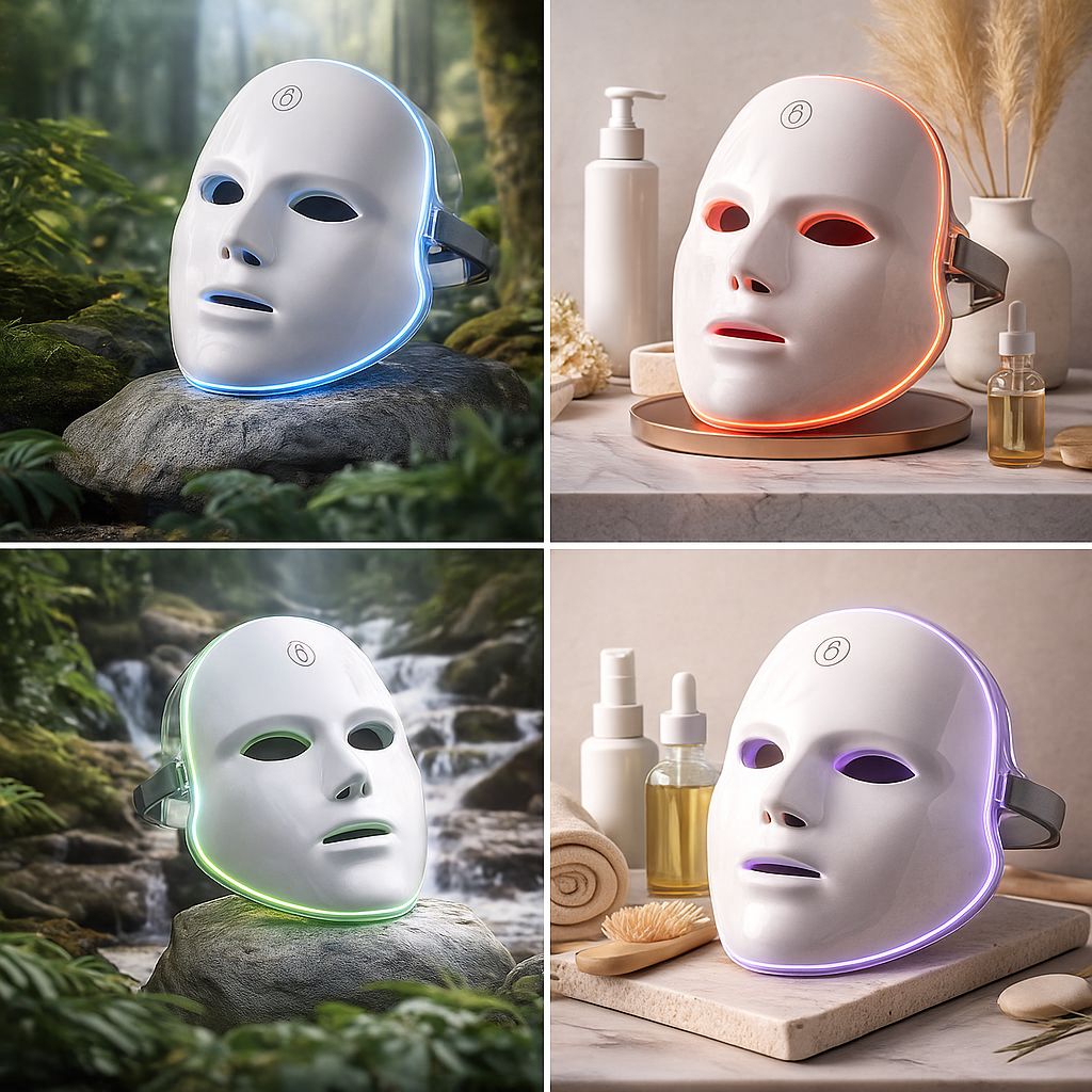 LumiAura LED Light Therapy Facial Mask